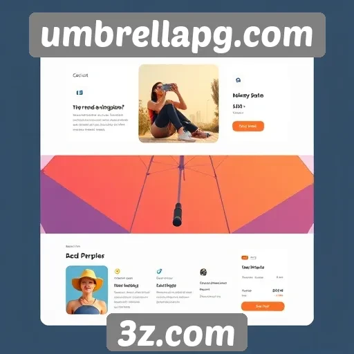 Navegação intuitiva no site umbrellapg